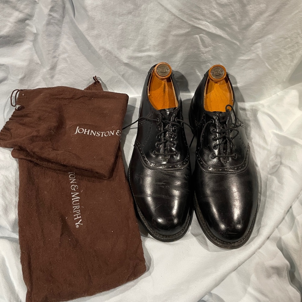 Johnston & Murphy saddle oxford